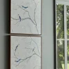 Two Framed Bird Canvases
