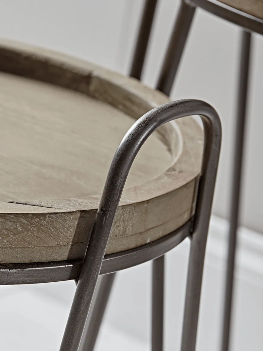 Two Hairpin Nesting Side Tables