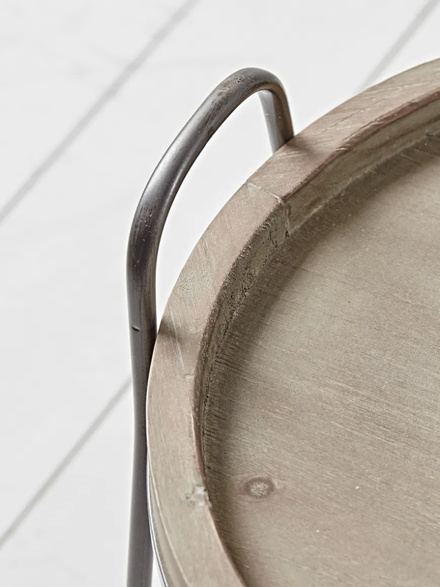 Two Hairpin Nesting Side Tables