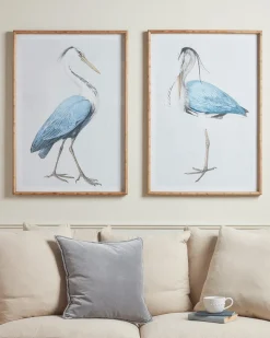 Two Heron Framed Prints