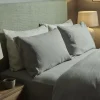 Two Luxury Linen Pillowcases - Dove Grey