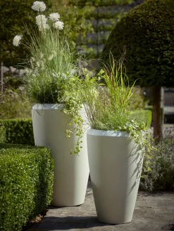 Two Oversized Tapered Planters