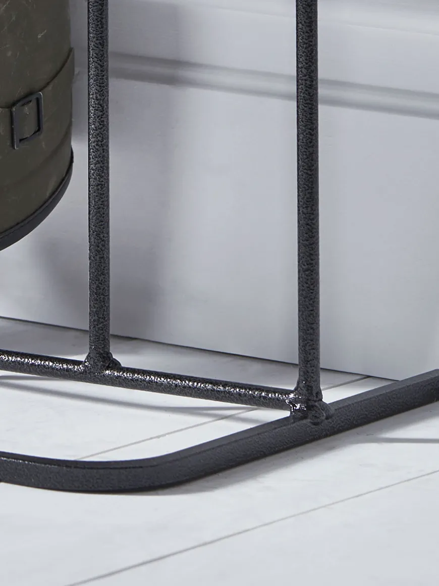 Two Pair Metal Boot Rack