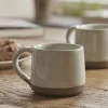 Two Speckled Glazed Mugs