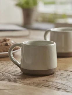 Two Speckled Glazed Mugs