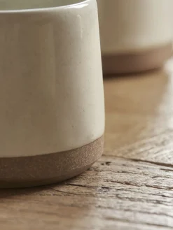 Two Speckled Glazed Mugs