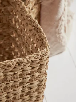 Two Square Woven Baskets