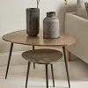 Two Textured Nesting Tables