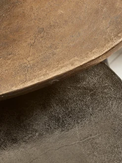 Two Textured Nesting Tables