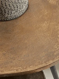 Two Textured Nesting Tables