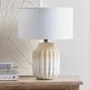 Two Tone Textured Table Lamp