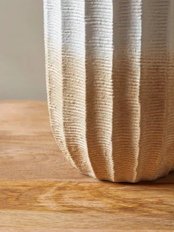 Two Tone Textured Vase