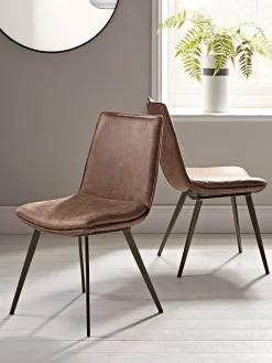 Two Williamsburg Dining Chairs - Tan