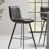 Two Williamsburg High Stools - Carbon