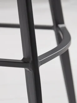 Two Williamsburg High Stools - Carbon
