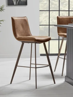 Two Williamsburg High Stools - Tan