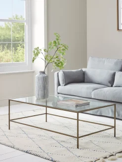Villette Coffee Table - Burnished Brass