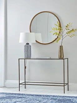 Villette Console Table - Burnished Brass