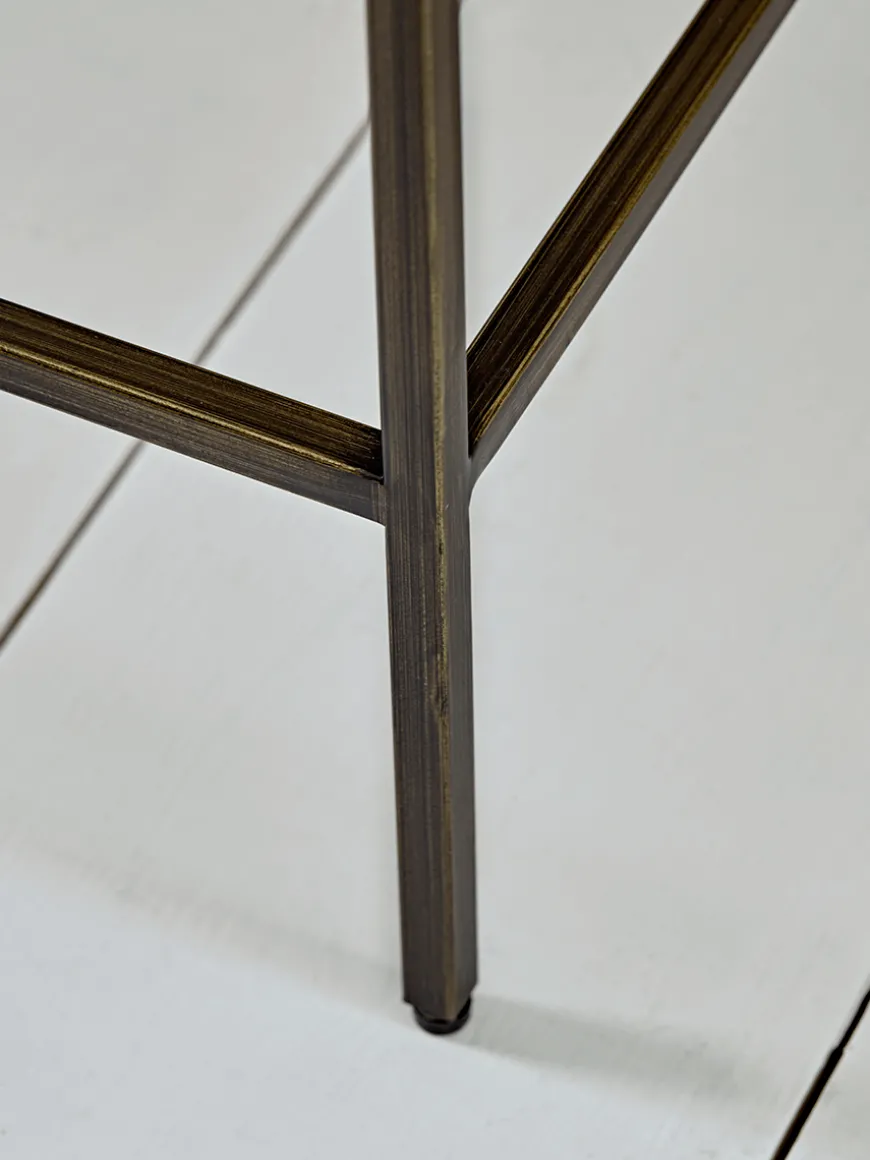 Villette Console Table - Burnished Brass