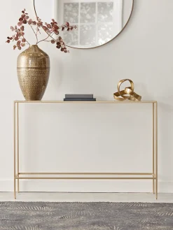 Villette Console Table - Soft Gold
