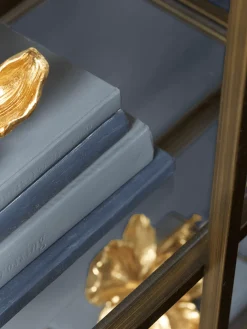 Villette Display Unit - Burnished Brass
