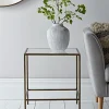 Villette Side Table - Burnished Brass