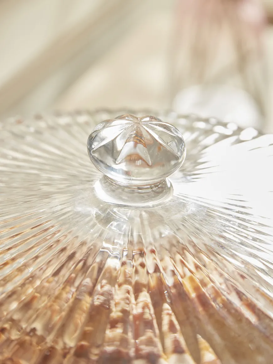 Vintage Style Covered Cake Stand