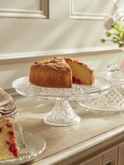 Vintage Style Covered Cake Stand