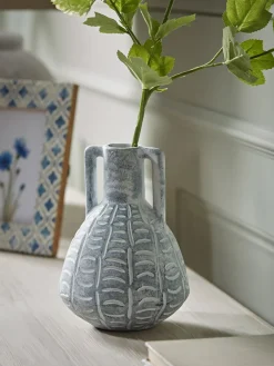Washed Effect Amphora Vase