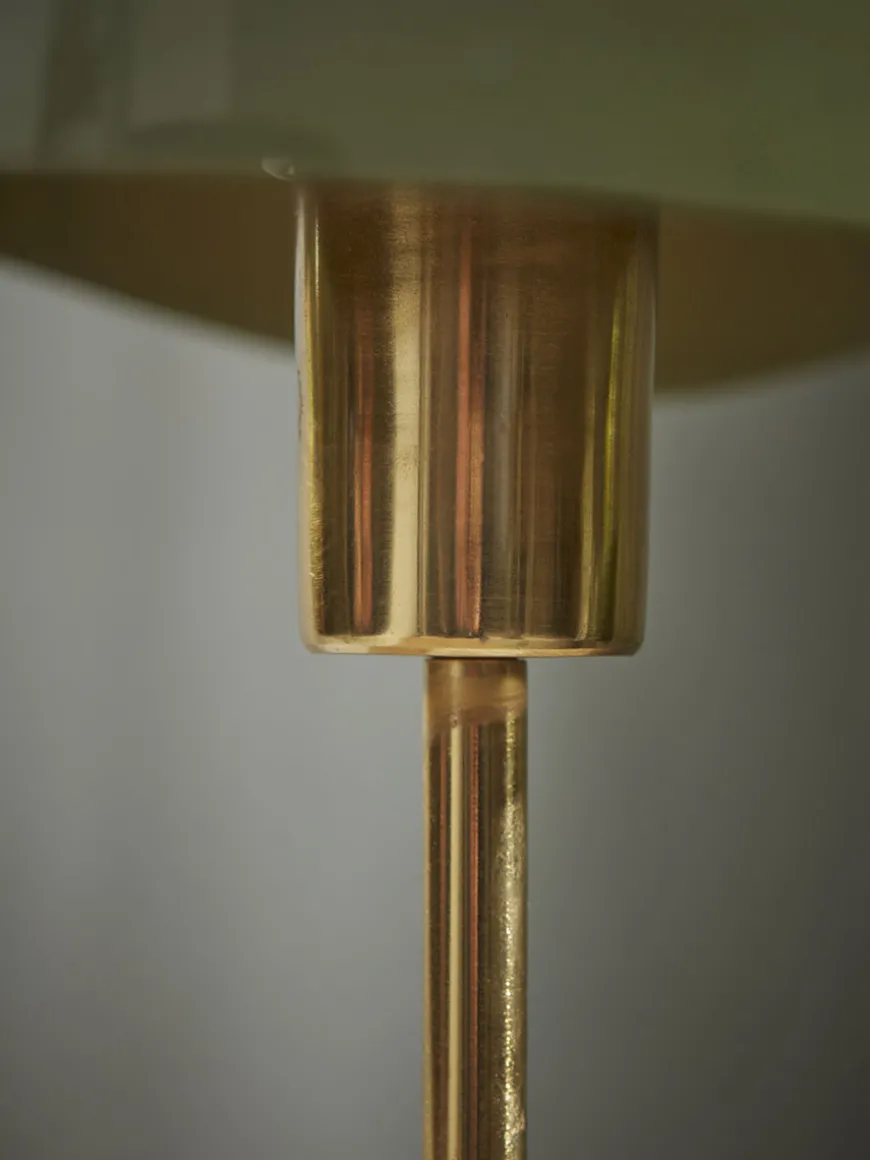 Wavy Dome Table Lamp - Khaki