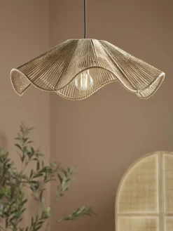Wavy Woven Pendant