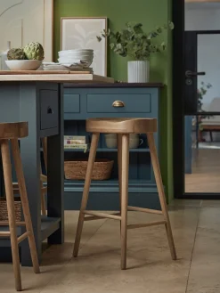 Weathered Oak Counter Stool - Natural