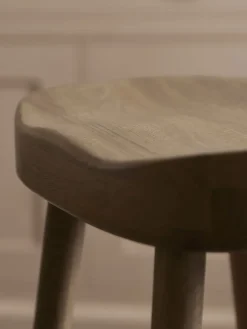 Weathered Oak Counter Stool - Natural