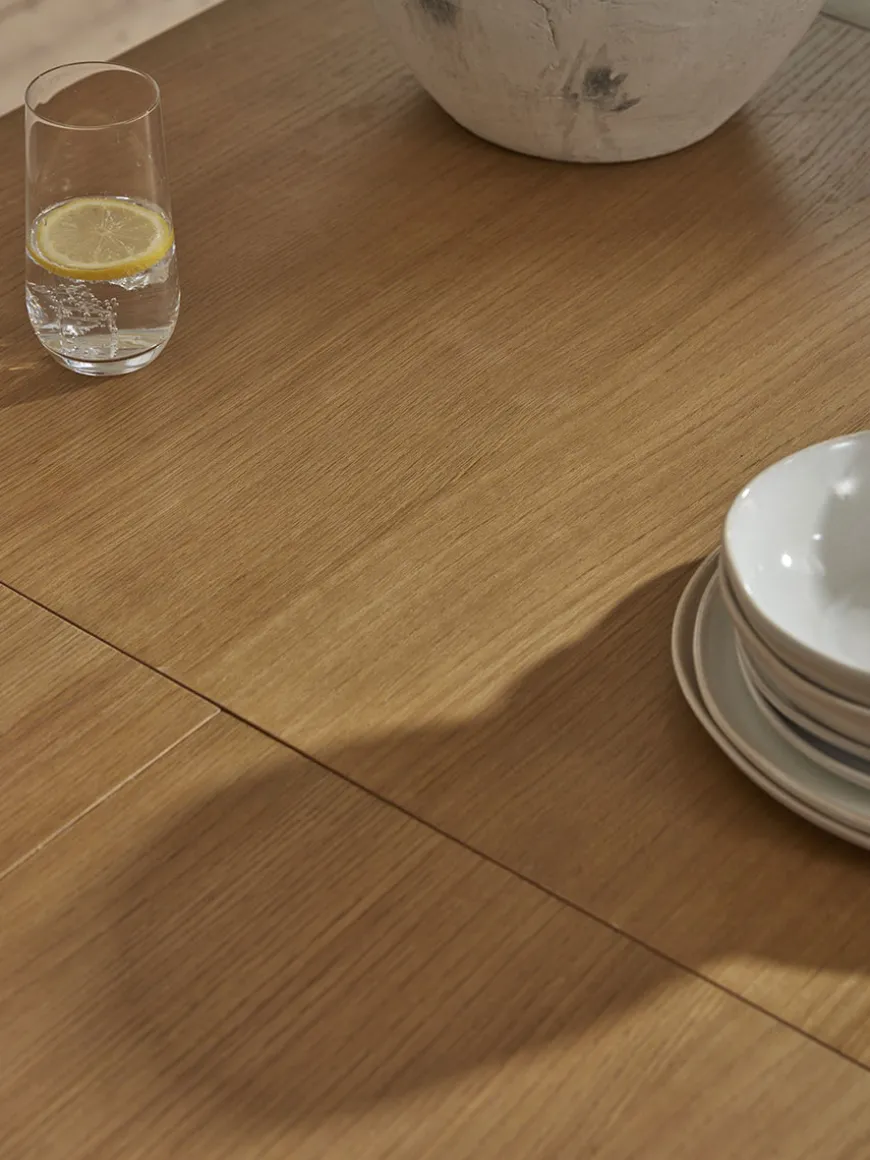 Weathered Oak Dining Table - Extendable