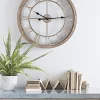 Weathered Wood Cut Out Clock