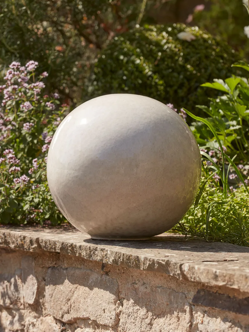 White Glazed Orb