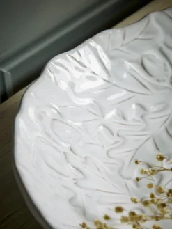 White Leaf Bowl