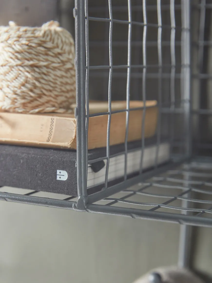 Wirework Shelf & Hooks