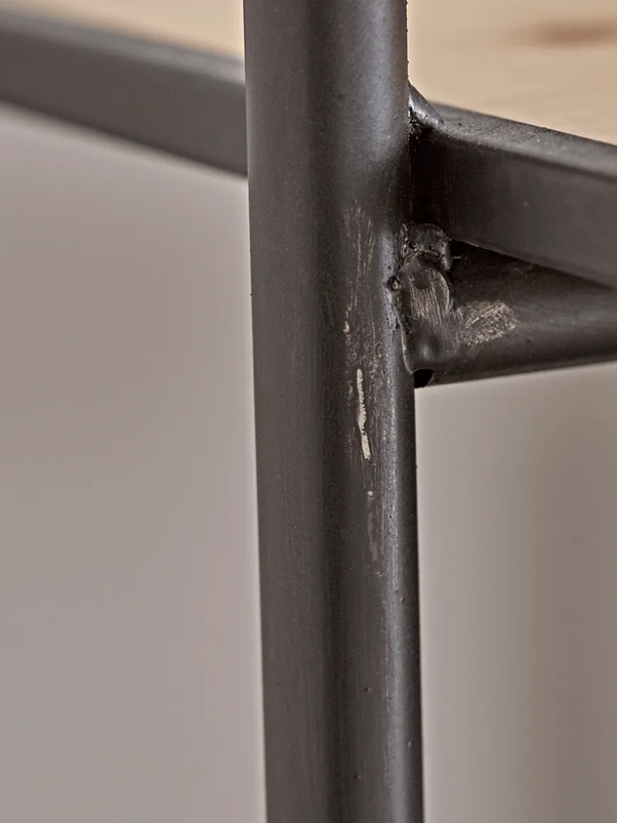 Wood & Metal Clothes Rail