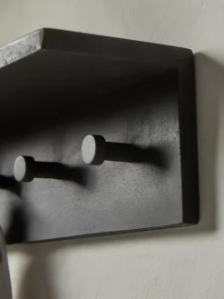 Wooden Coat Rack - Black