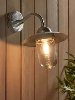 Zinc Swan Neck Wall Light